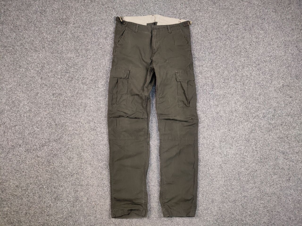 Carhartt Vintage 90's Carhartt aviation Ripstop Green Cargo Pants Size US 31 - 9 Thumbnail