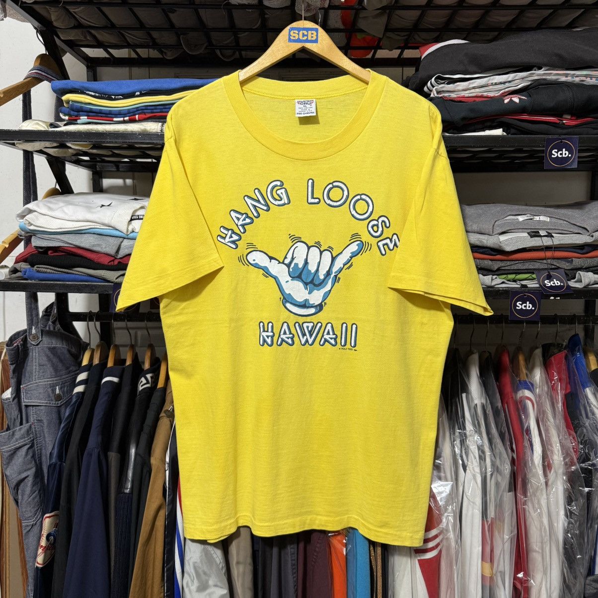 Sun Surf Vintage 80s hang loose hawaii poly tees tshirt Size US XL / EU 56 / 4 - 1 Thumbnail