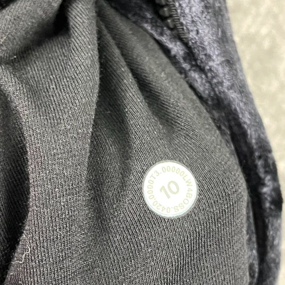 Lululemon LULULEMON Hoodie Womens Size 10 Black Crushed Velvet Full Zip Define Jacket Gym Training Size L / US 10 / IT 46 - 4 Thumbnail