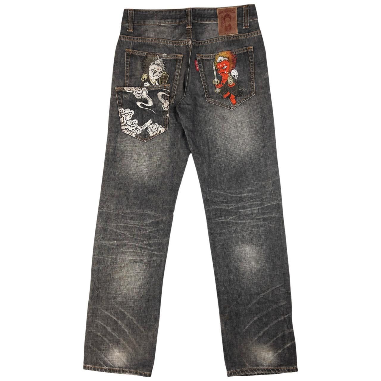 Other Vintage Jizo Bosatsu X Nippon Blue Denim Jeans Size W30 Size US 30 / EU 46 - 2 Thumbnail