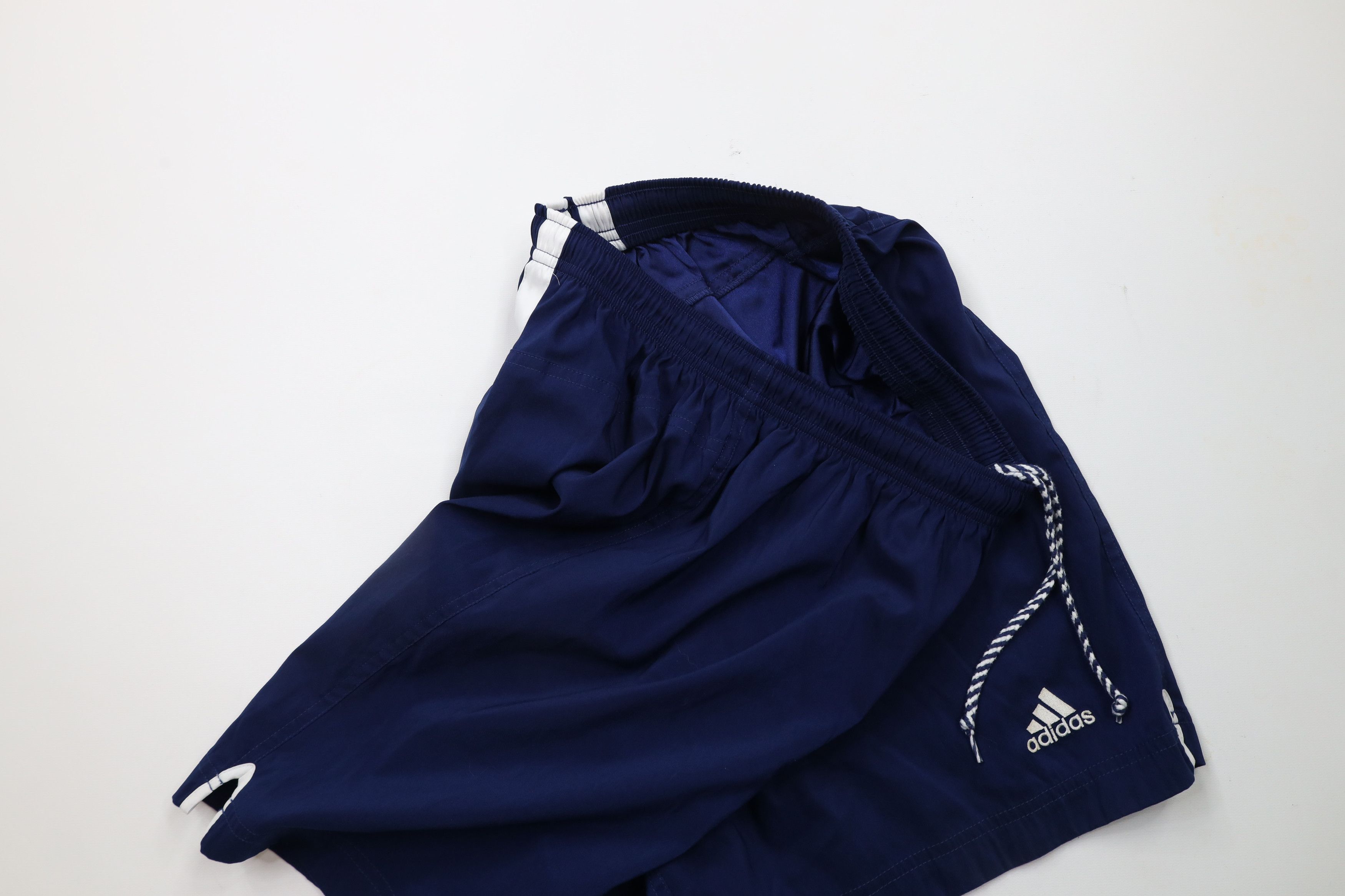 Adidas × Vintage Vintage 90s Adidas Running Jogging Soccer Shorts Blue Size US 32 / EU 48 - 6 Thumbnail
