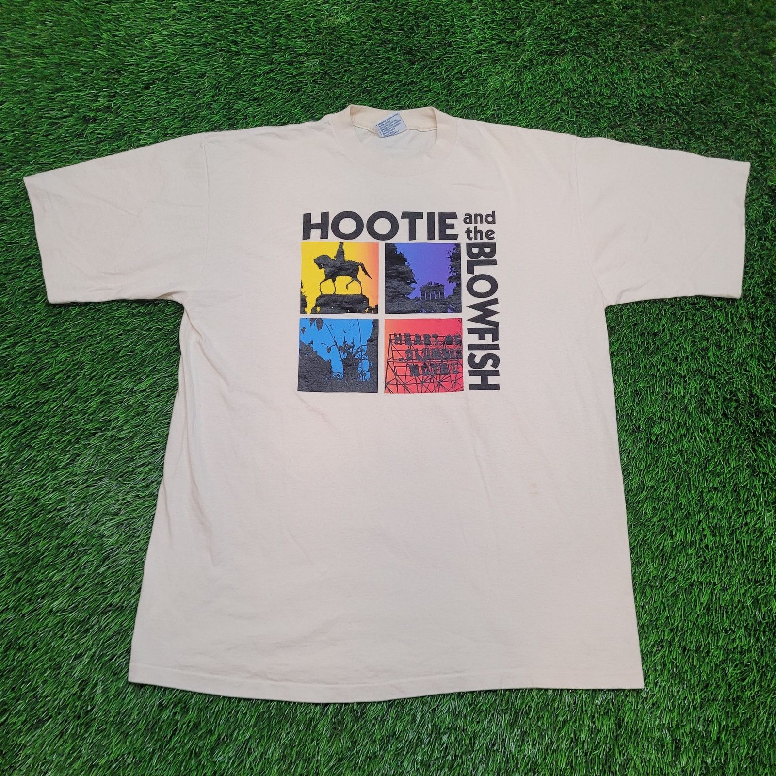 Vintage VTG 1995 Hootie & the Blowfish T-Shirt XL Cracked Rear View Size US XL / EU 56 / 4 - 1 Thumbnail