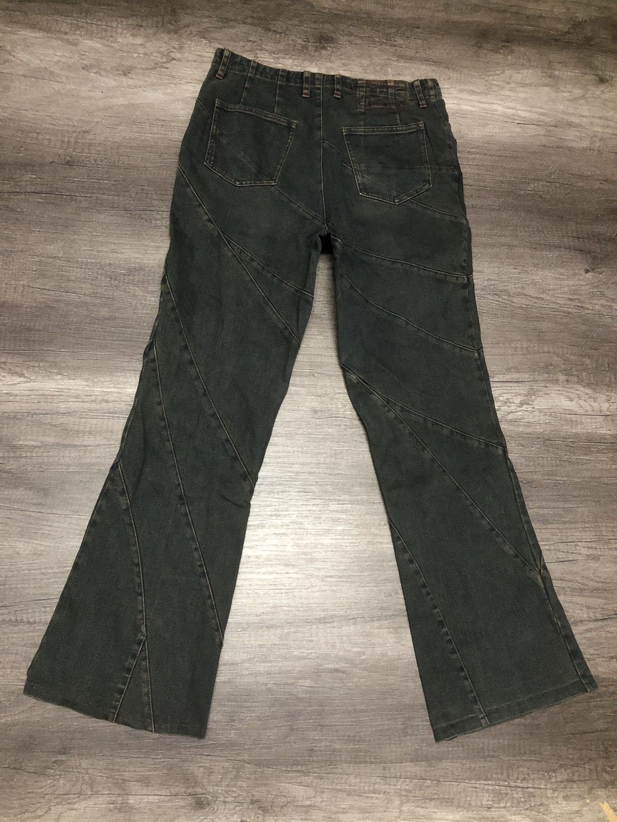 If Six Was Nine × Japanese Brand × Le Grande Bleu (L.G.B.) VINTAGE VIVA PRESTO HAGI FLARED DESIGN HYSTERIC GLAMOUR Size 30" / US 8 / IT 44 - 2 Thumbnail
