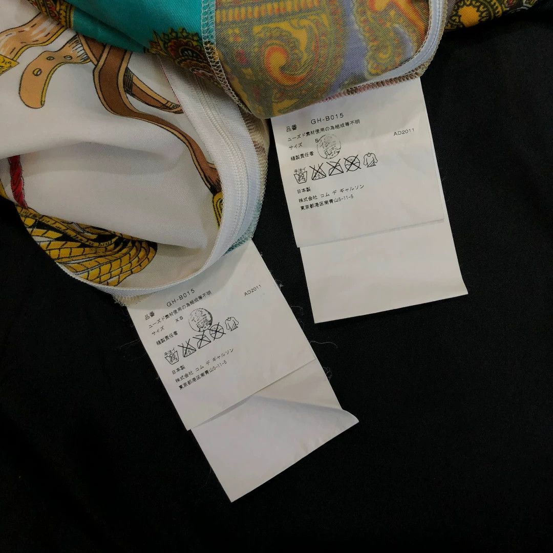 Comme des Garcons CDG 11AW Golden Goddess Vintage Hermès Silk Vest S/XS Size US S / EU 44-46 / 1 - 6 Thumbnail