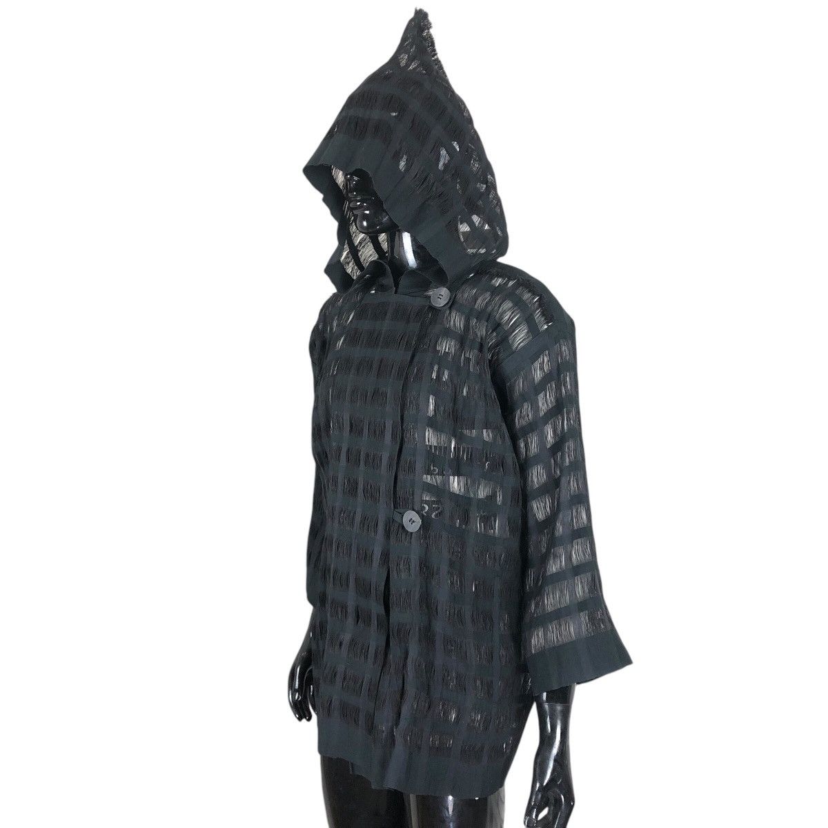 Issey Miyake Vintage Issey Miyake Permanente S/S 1995 Wool Mesh Jacket Size US L / EU 52-54 / 3 - 2 Thumbnail