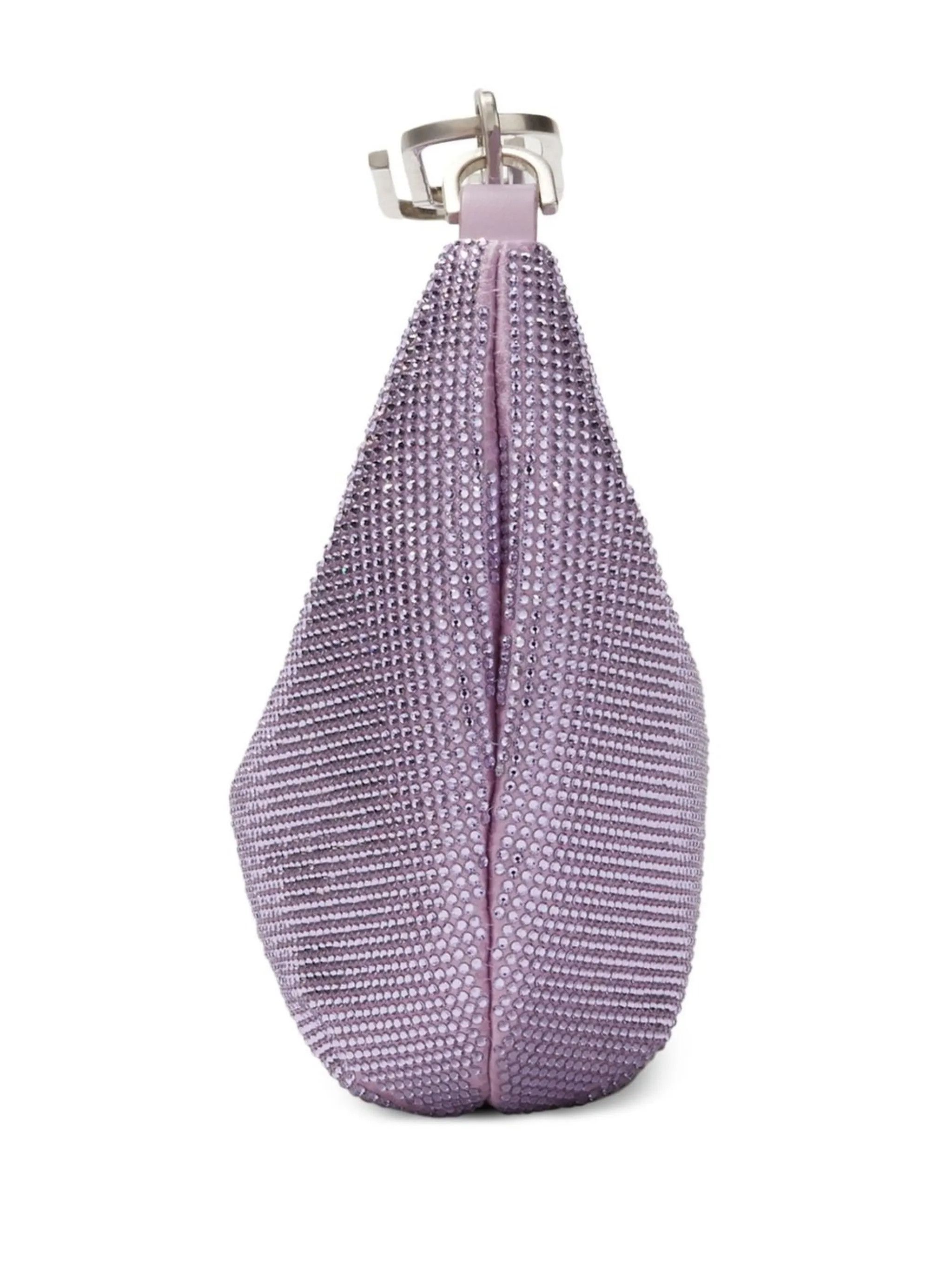 Off-White o1gr1nt0125 Size: OS / Paperclip Hobo Strass 20 Bag in Lilac Size ONE SIZE - 4 Thumbnail