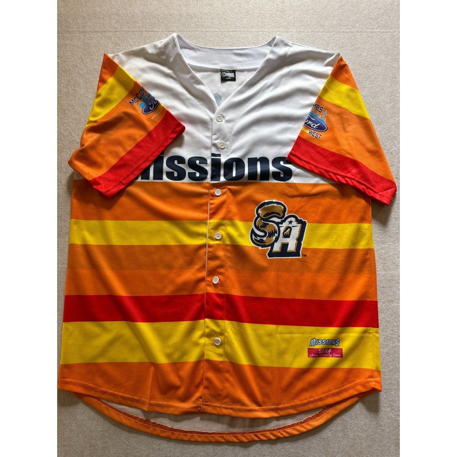 Other Missions Biggio #7 Jersey 2XL 2024 Giveaway Baseball Orange Size US XXL / EU 58 / 5 - 3 Thumbnail