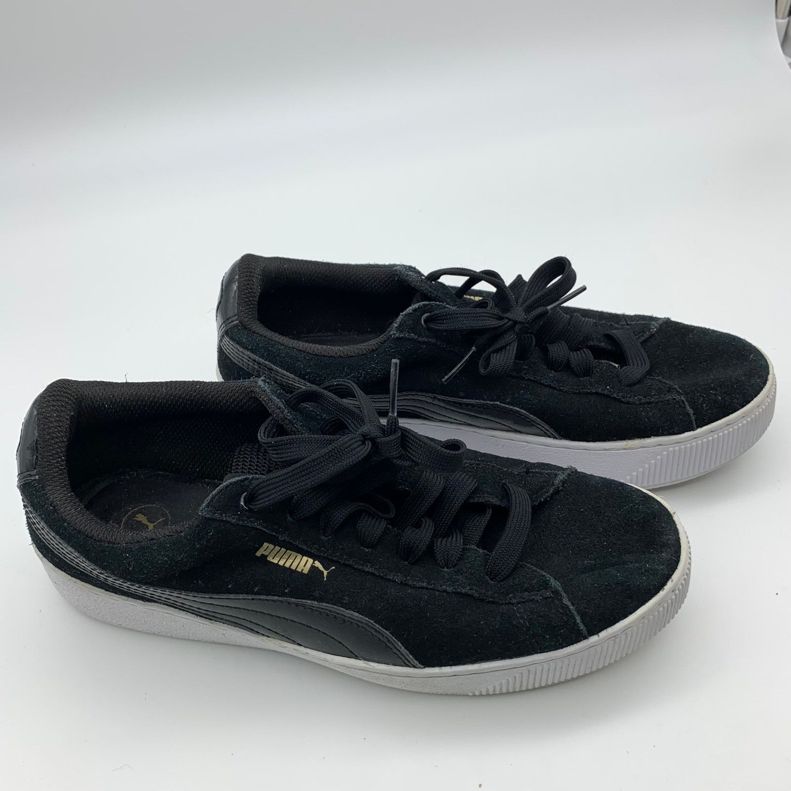 Puma PUMA Black Suede Leather Women's Size 9 US Athletic Shoes Size US 9 / IT 39 - 6 Thumbnail