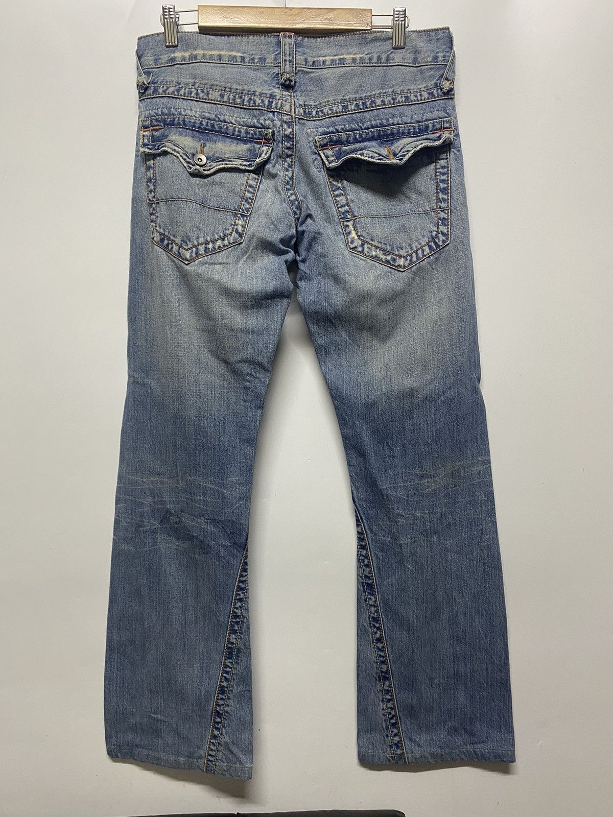 If Six Was Nine × semanticdesign Semantic Design Japan Distressed Goth Denim Jeans Size US 32 / EU 48 - 2 Thumbnail