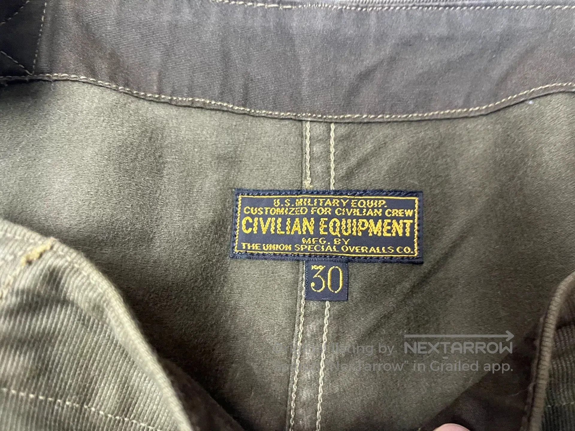 Freewheelers FREEWHEELERS Military Style Overalls. Size US 30 / EU 46 - 6 Thumbnail