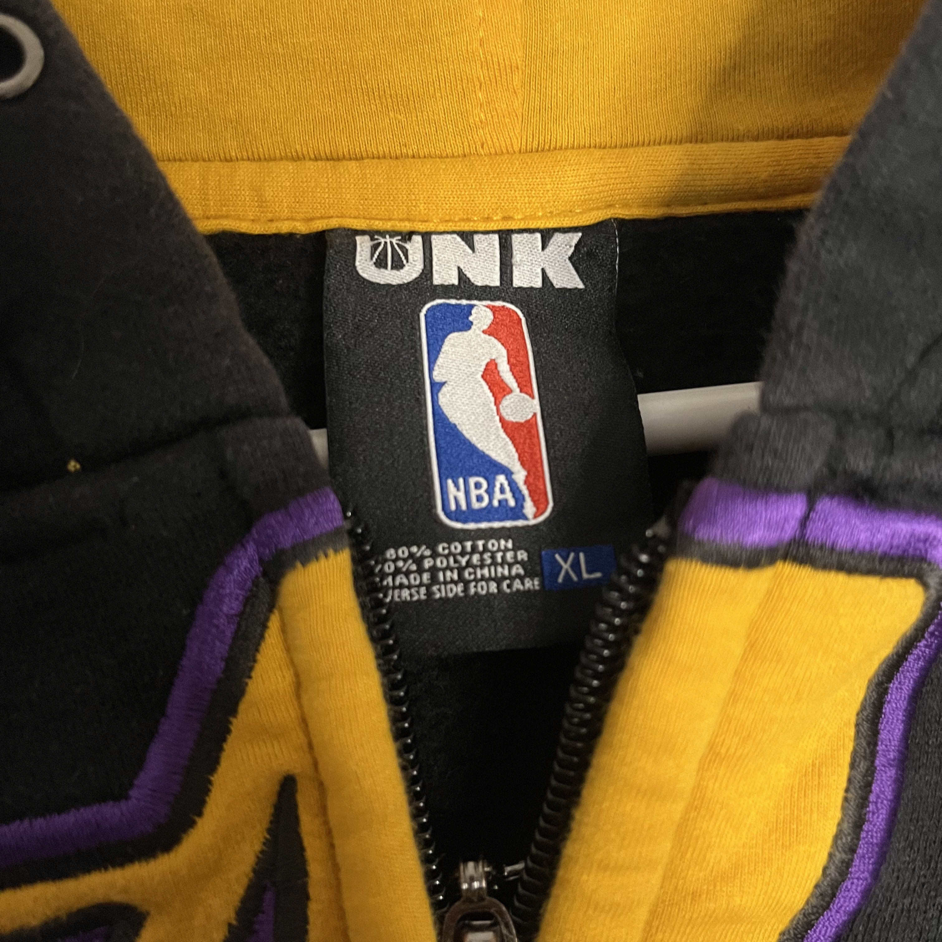 NBA LA LAKERS ZIP-UP RETRO VINTAGE 2000s Size US L / EU 52-54 / 3 - 2 Thumbnail