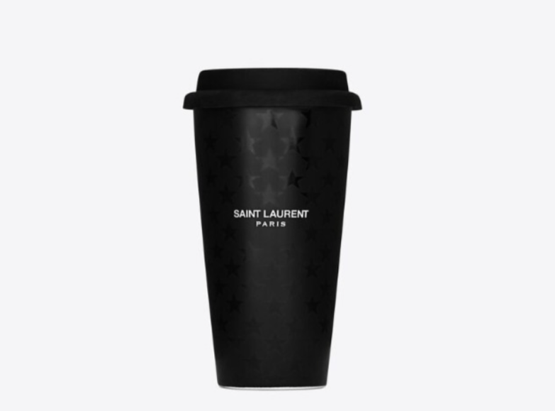 Saint Laurent Paris o1w1db11223 Saint Laurent stars Coffee mug ceramic in Black Size ONE SIZE - 1 Preview