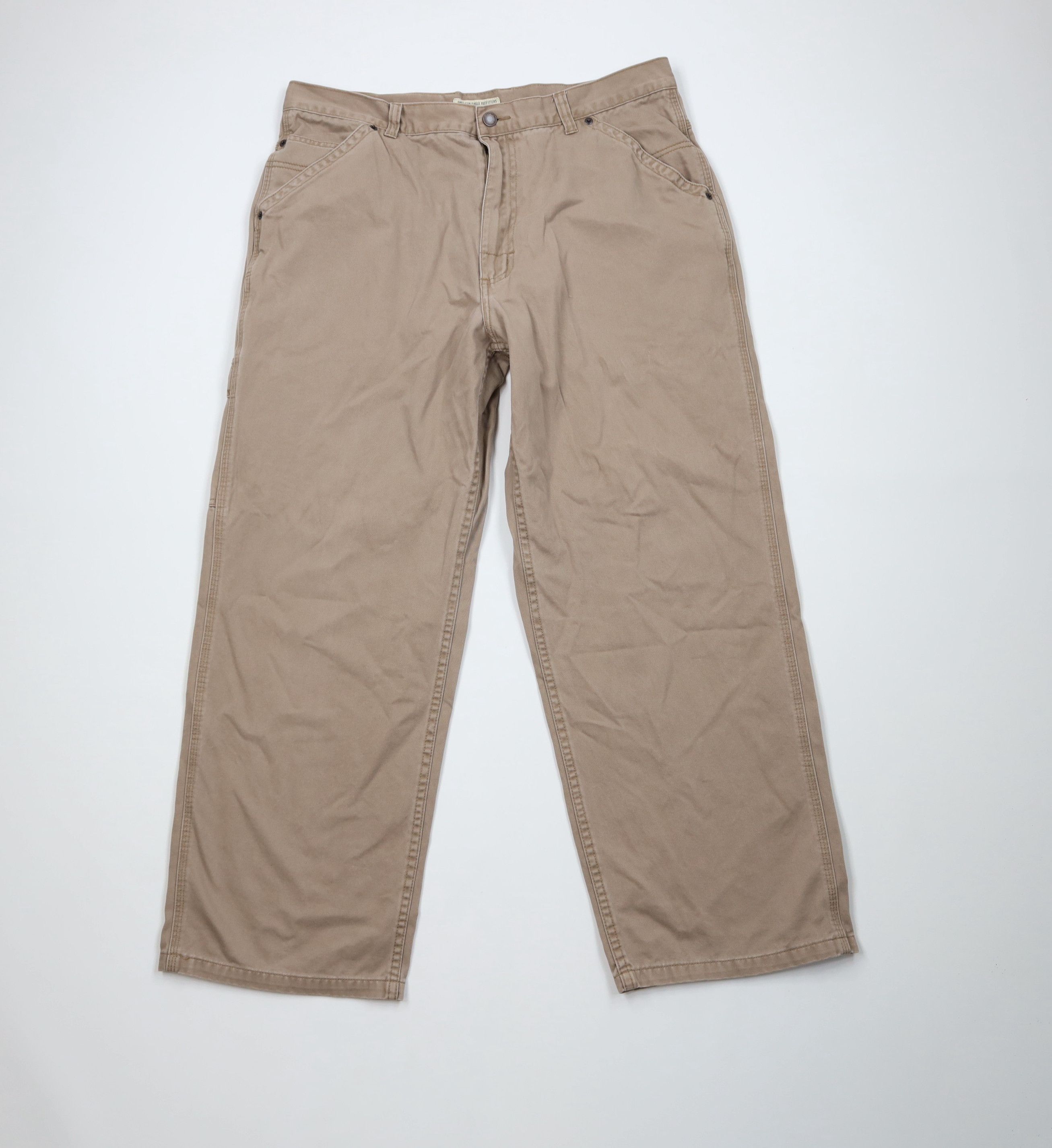 American Eagle Outfitters Vintage 90s Y2K American Eagle Workwear Wide Leg Pants Size US 36 / EU 52 - 1 Thumbnail
