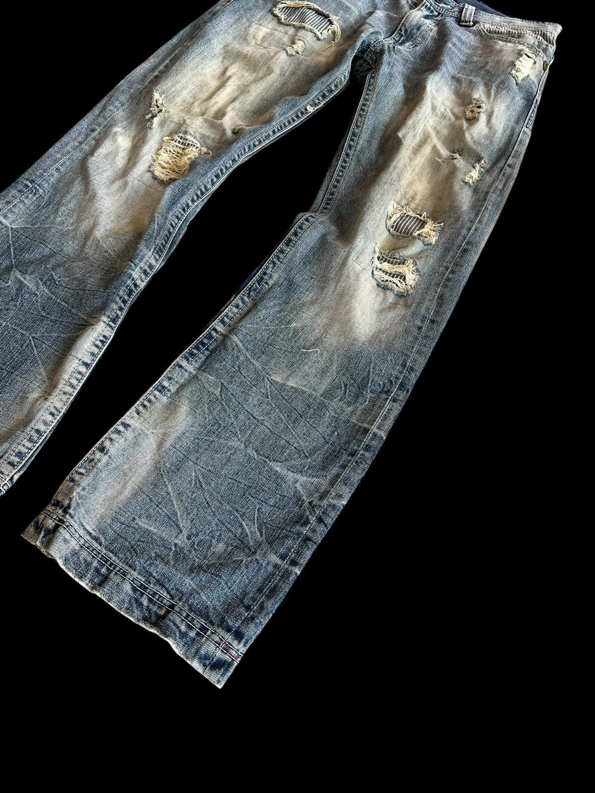 Japanese Brand Vintage Karl Kani Distress Faded Jean Size US 32 / EU 48 - 9 Thumbnail