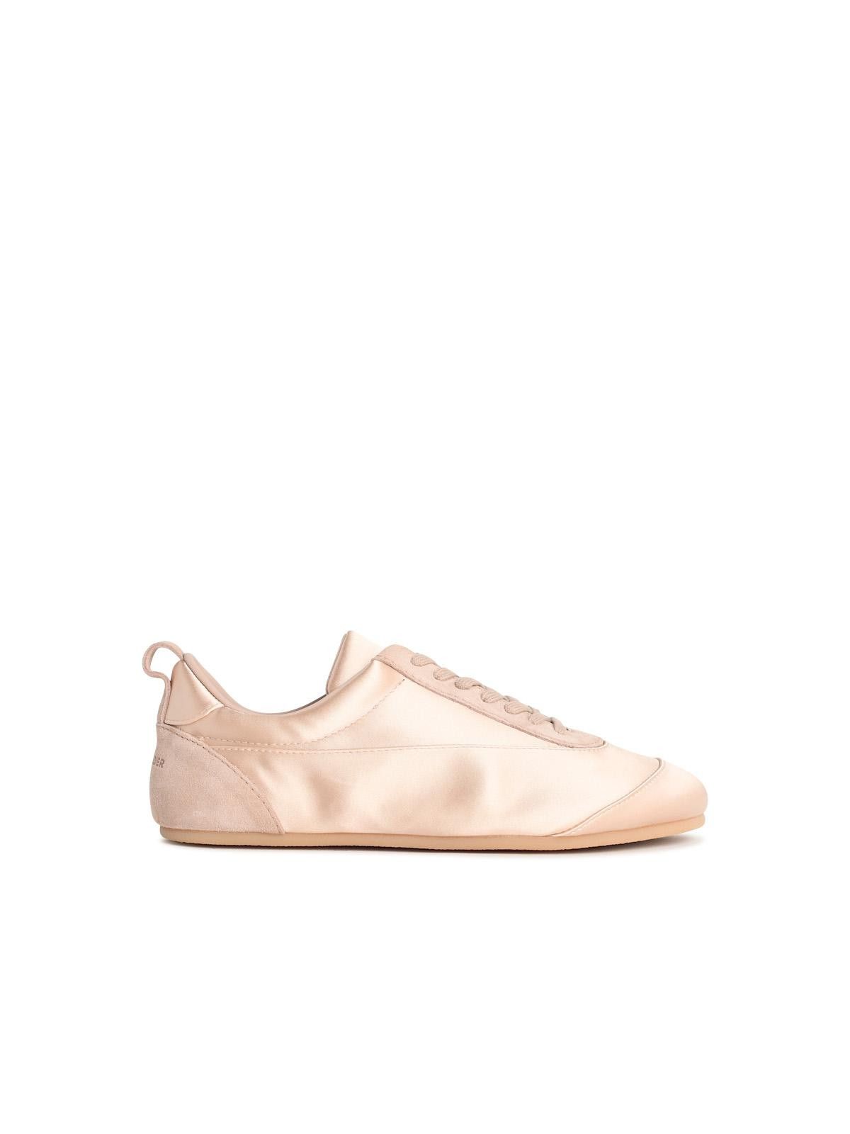 Jil Sander JIL SANDER Etage' Satin Sneakers With Rosé Suede Trim Size US 8 / IT 38 - 1 Thumbnail