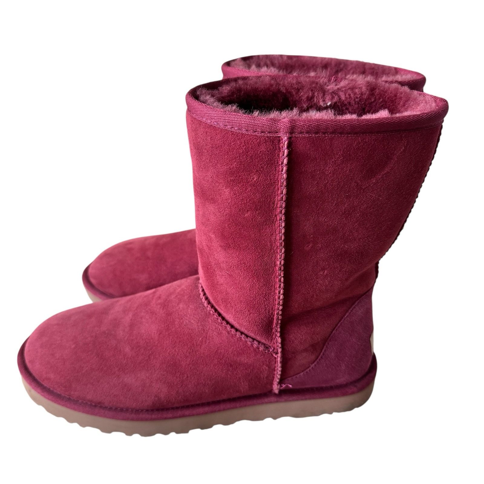 Ugg UGG Classic Short II Winter Boot Red and Pink Women's Size US 10 / IT 40 - 3 Thumbnail