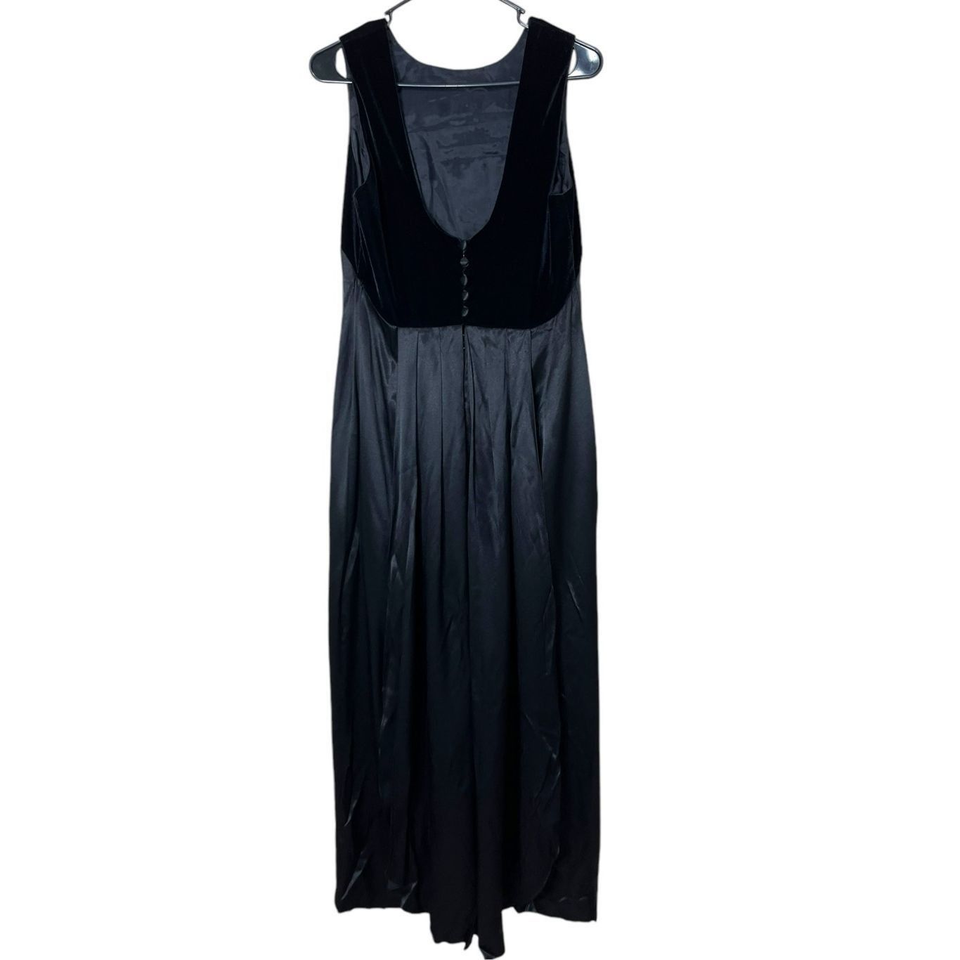 Other Vintage Scott McClintock 80s Black Gown Dress Size 12 Size XL / US 12-14 / IT 48-50 - 5 Thumbnail
