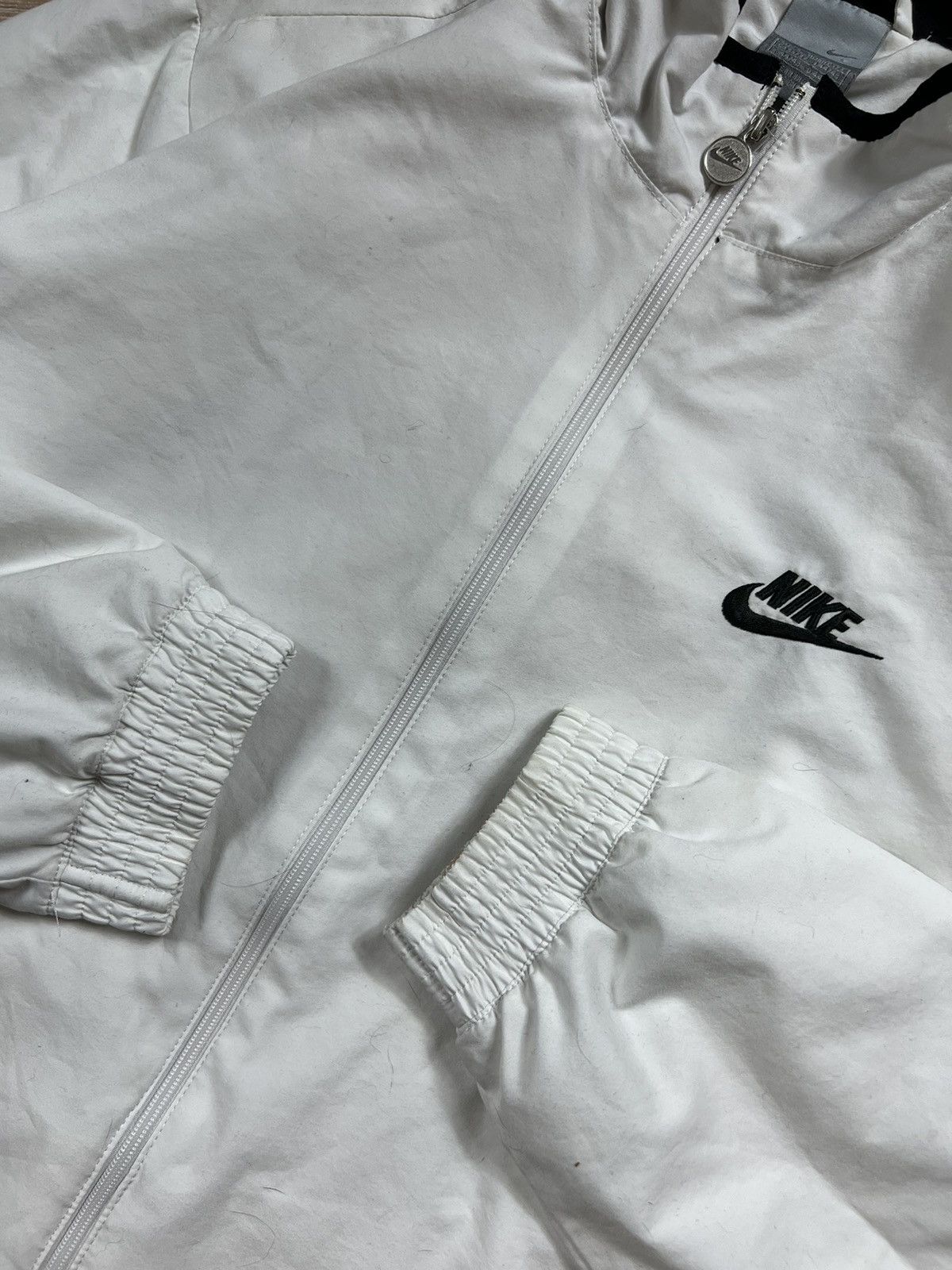 Nike 💣 90’S NIKE VINTAGE SWOOSH DRILL NYLON RETRO JACKET Size US S / EU 44-46 / 1 - 6 Thumbnail