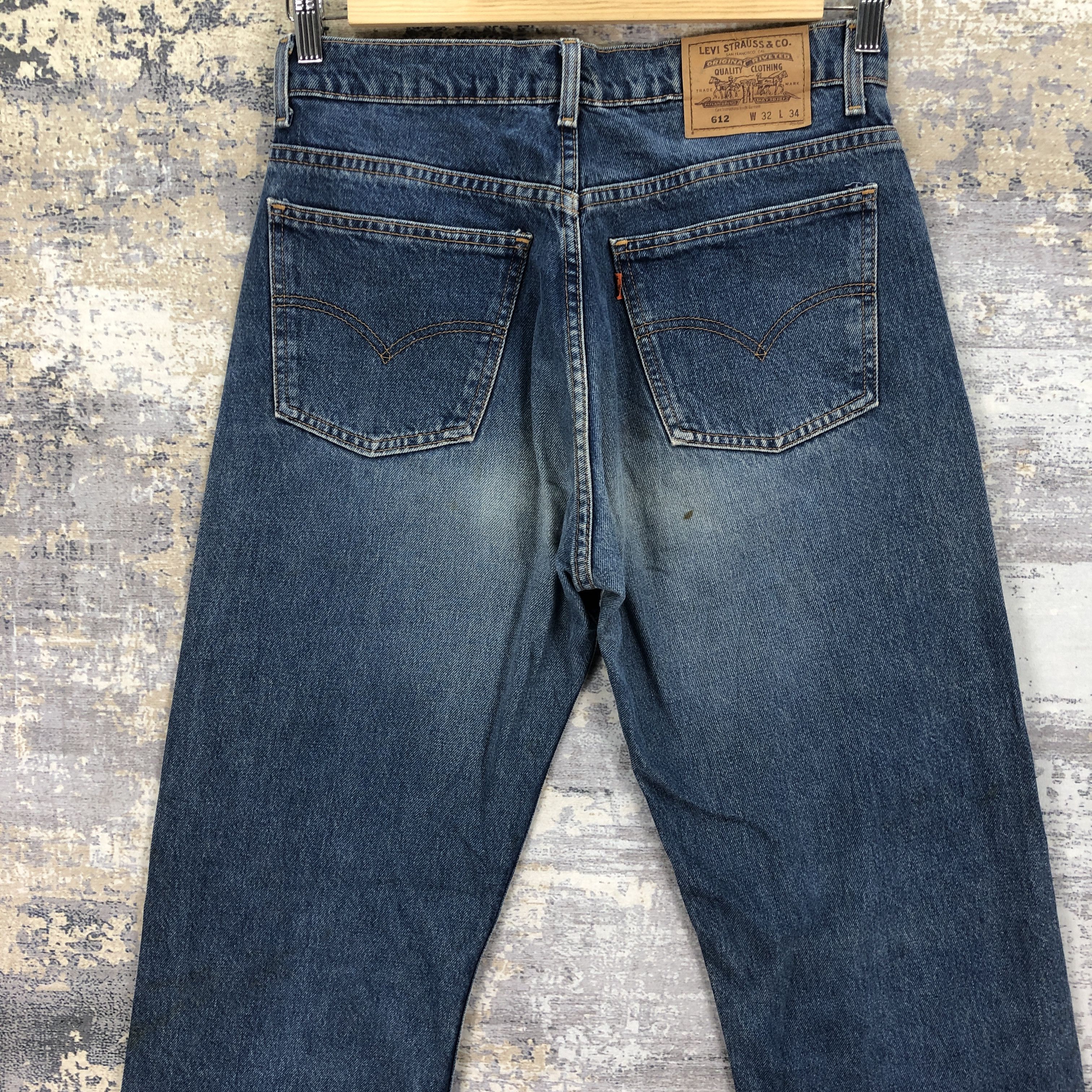 Levi's Vintage Levis Stonewash Jeans Levi's 612 Orange Tab Denim Size US 30 / EU 46 - 4 Thumbnail
