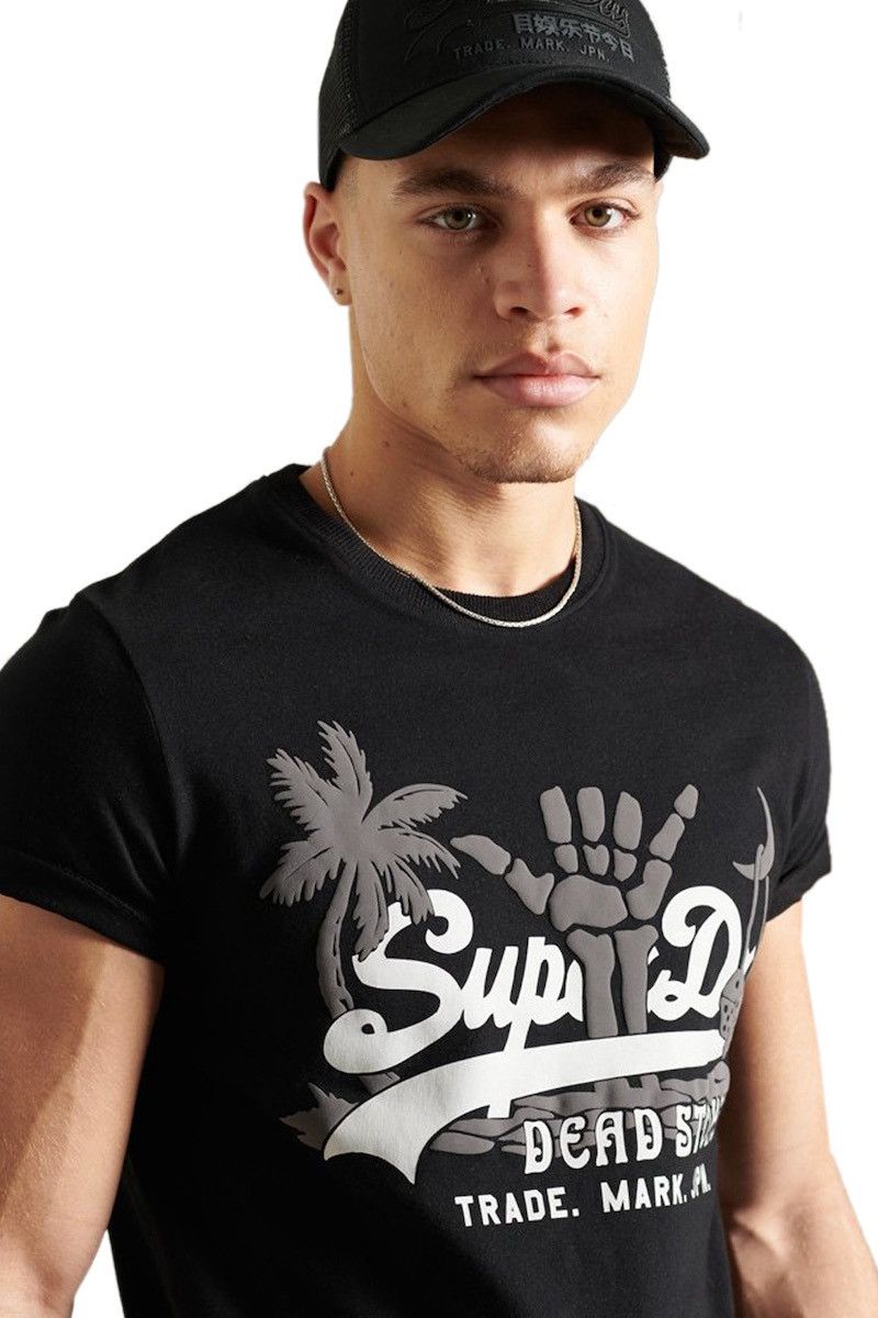 Superdry SuperDry Dead Stoked Black Graphic SS T-Shirt Regular Fit Size US S / EU 44-46 / 1 - 2 Thumbnail