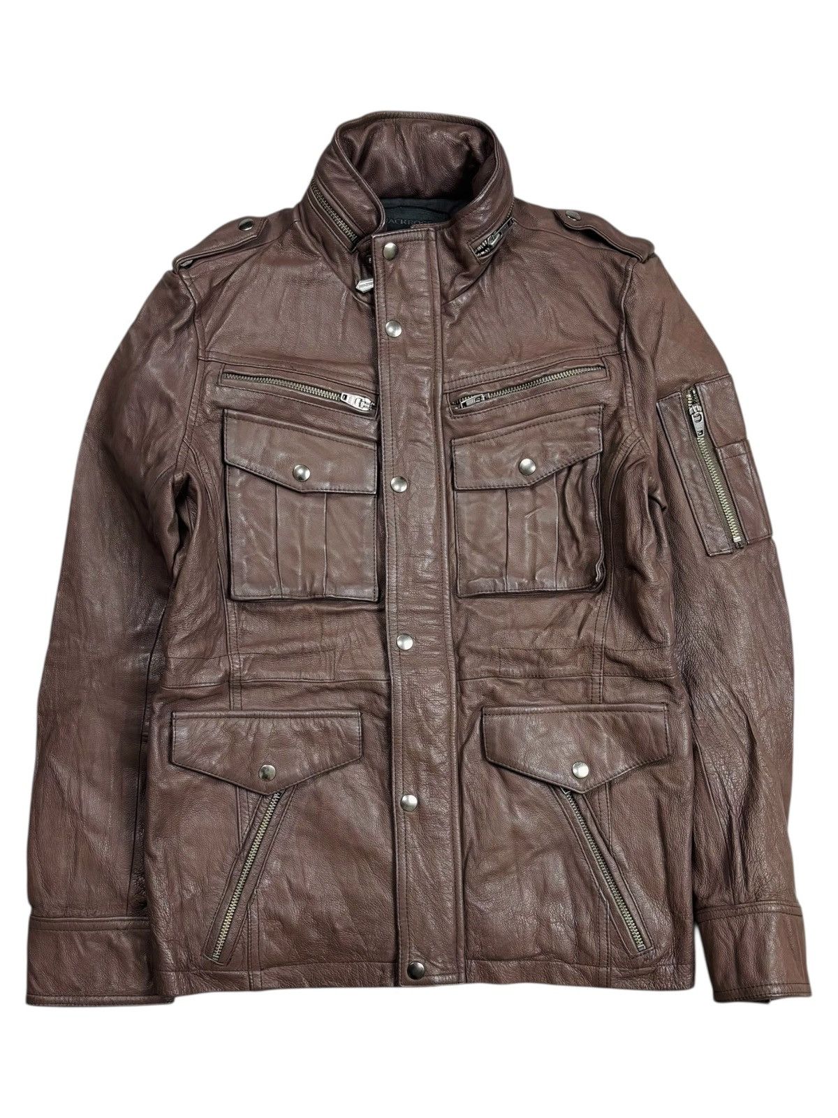 JACKROSE Archive Jackrose - Apocalypse Style Leather Cargo Jacket Size US M / EU 48-50 / 2 - 1 Thumbnail