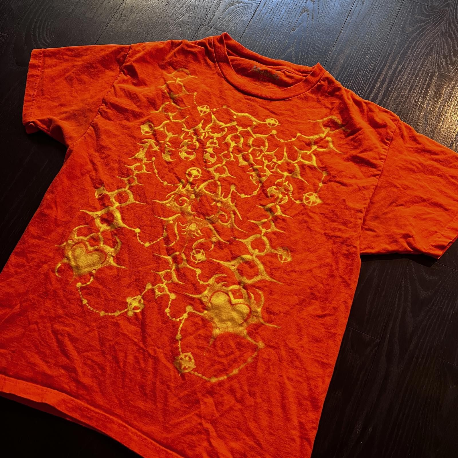 EC Melodi EC Melodi Tee Shirt Orange Yellow Cyber Heart Size US L / EU 52-54 / 3 - 2 Thumbnail