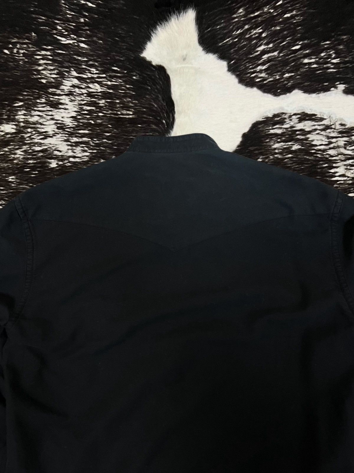 Balmain Balmain FW12 “Eagle Button“ Distressed Western Shirt Size US S / EU 44-46 / 1 - 6 Thumbnail