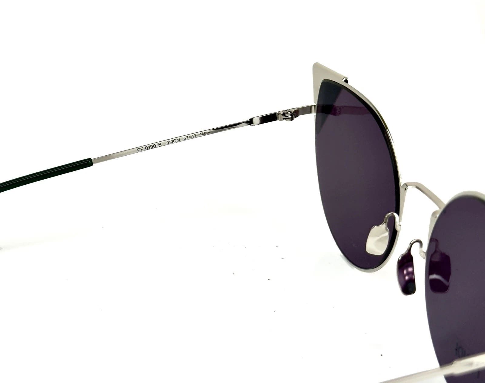 Fendi FENDI FF0190S LEI 0190 Silver Pink Geometric Triangle Cat Size ONE SIZE - 2 Thumbnail