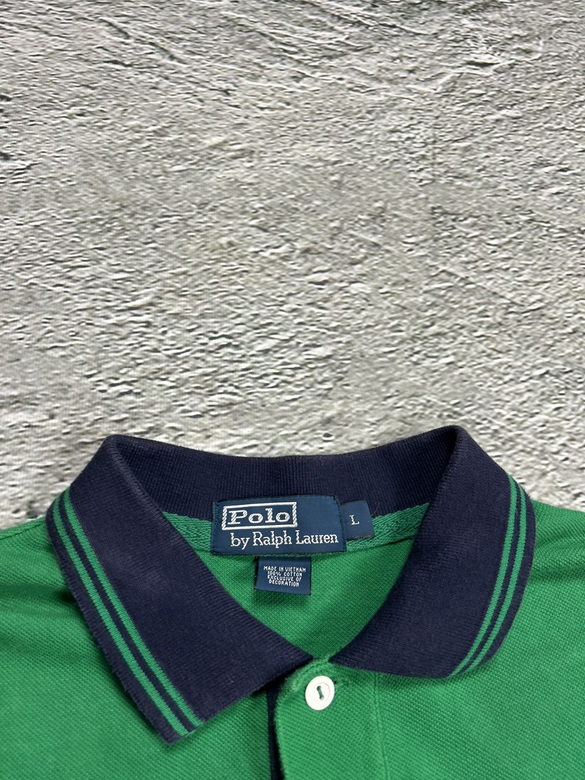 Polo Ralph Lauren × Ralph Lauren × Vintage Polo Ralph Lauren T-shirt green yellow chief Keef vintage 5 Size US L / EU 52-54 / 3 - 3 Thumbnail