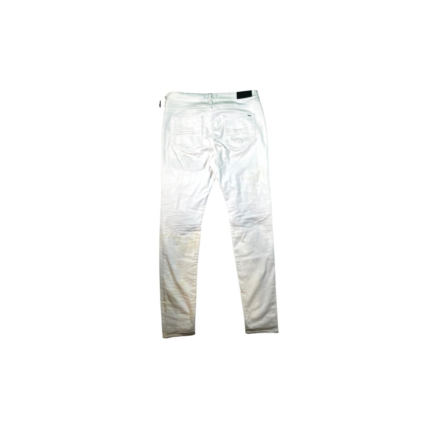 Amiri Amiri "MX1 Patch" White Jeans Size US 38 / EU 54 - 2 Thumbnail