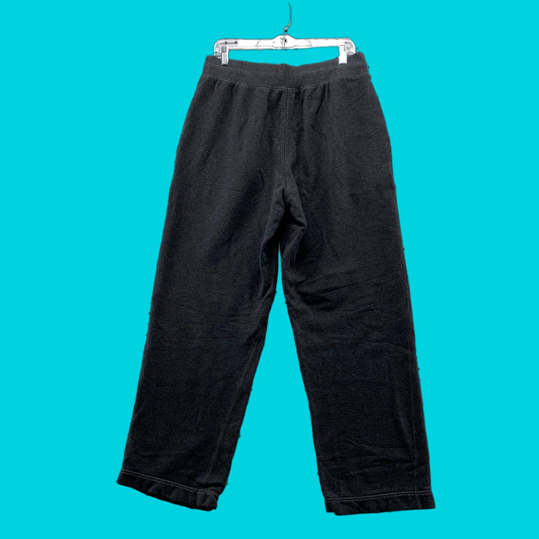 Nike Nike Sweatpants Mens Wide-Leg Gray Fleece Elastic Waist Relaxed 33x31 Size L Size US 33 - 1 Thumbnail
