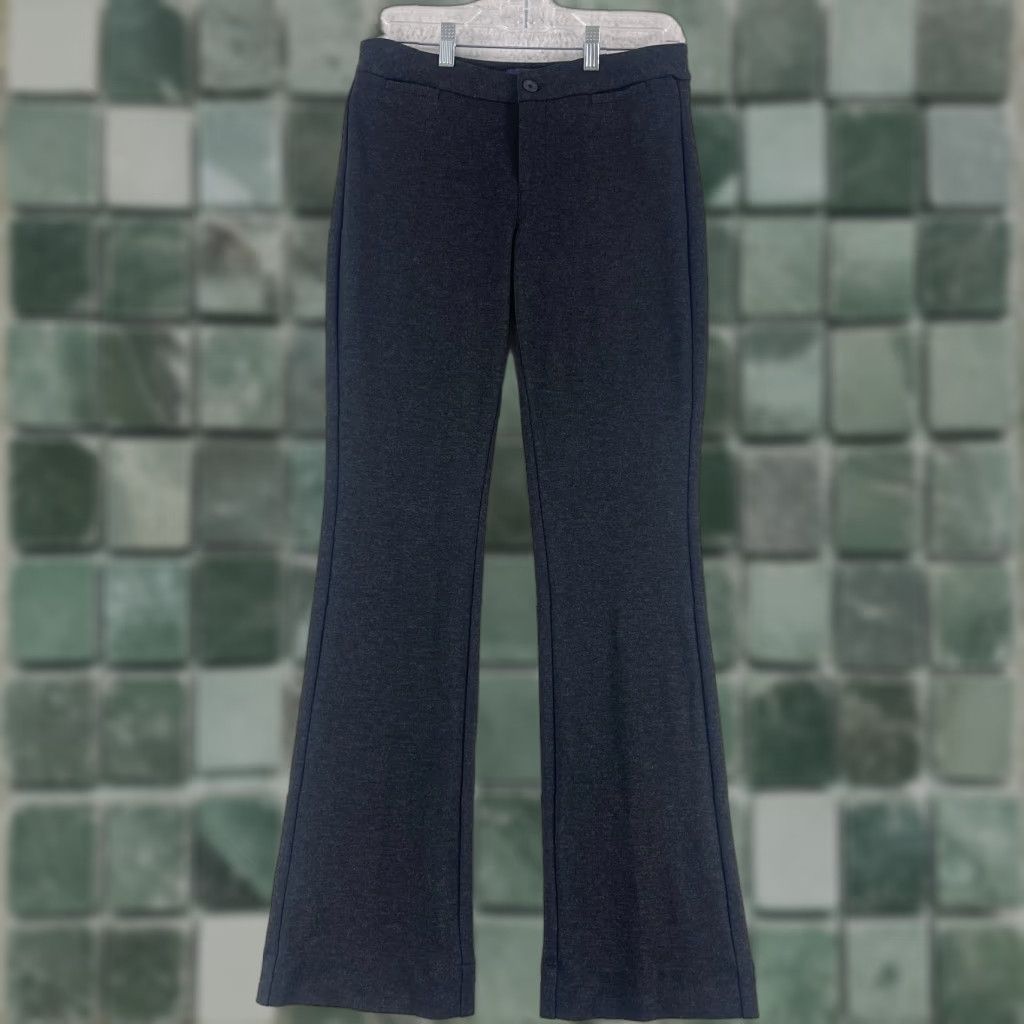 NYDJ NYDJ Petites Gray Ponte Knit Bootcut Pants Womens Mid-Rise Stretch Size 4P Size 27" / US 4 / IT 40 - 1 Thumbnail