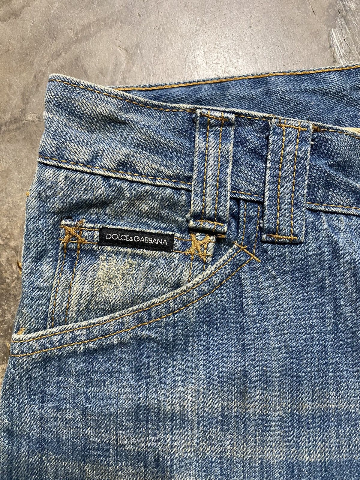 Dolce & Gabbana × Hysteric Glamour × If Six Was Nine Dolce & Gabbana Made in Italy Trash Distressed Denim @act233 Size US 33 - 13 Thumbnail