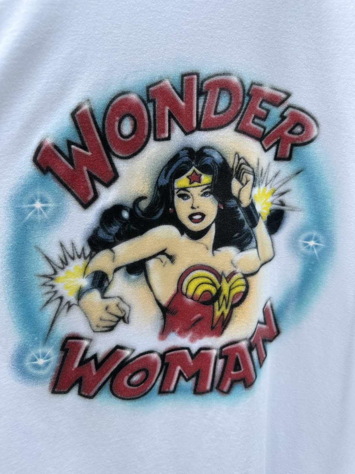 Anime × DC Comics Wonder Women Ringer ©️Dc Tshirt A65 Size US M / EU 48-50 / 2 - 3 Thumbnail