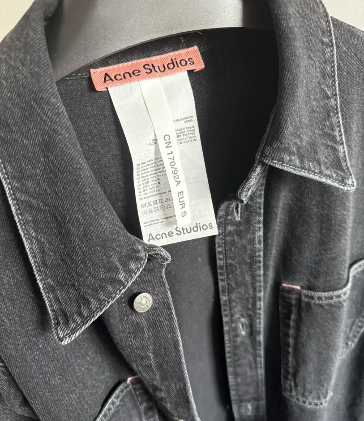 Acne Studios Acne studios Denim button-up shirt jacket 2412-Nextarrow Size US S / EU 44-46 / 1 - 4 Thumbnail