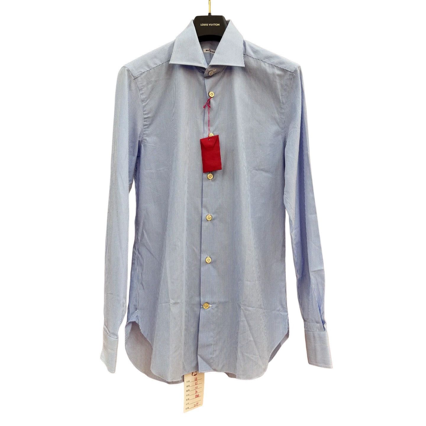 Kiton Kiton Striped Shirt Size 38 Size US S / EU 44-46 / 1 - 1 Thumbnail