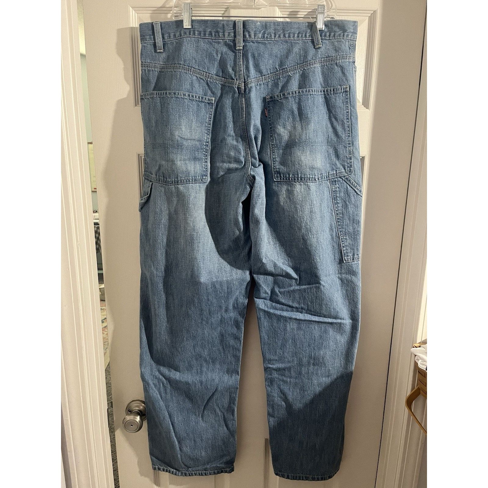 Levi's Y2K/Vtg Levi's Workwear Carpenter Jeans Straight Denim 36x34 Size US 36 / EU 52 - 5 Thumbnail