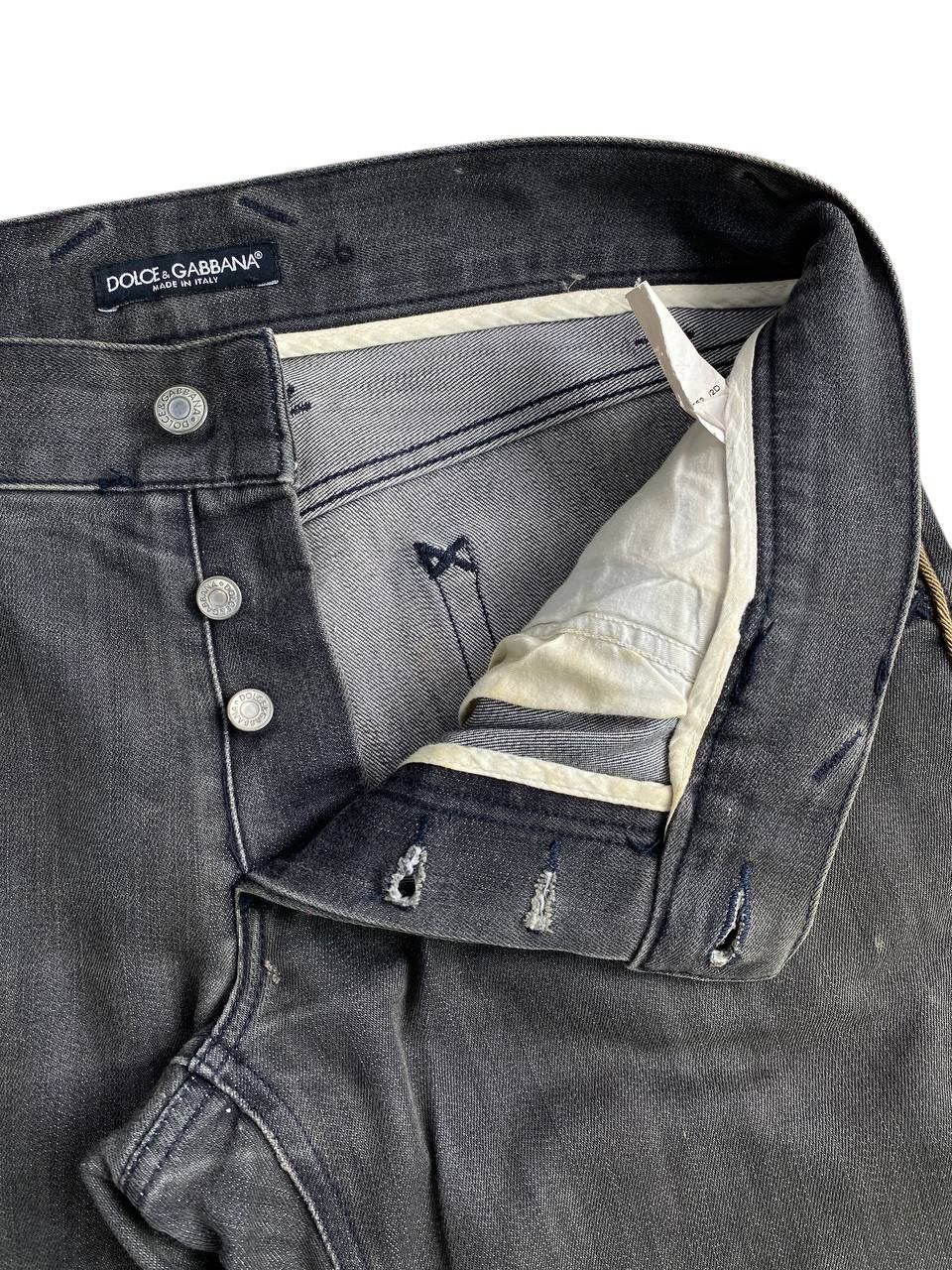 Dolce & Gabbana 2000’s Y2K Dolce Gabbana Dark Wash Regular Cut Denim Size US 35 - 9 Thumbnail