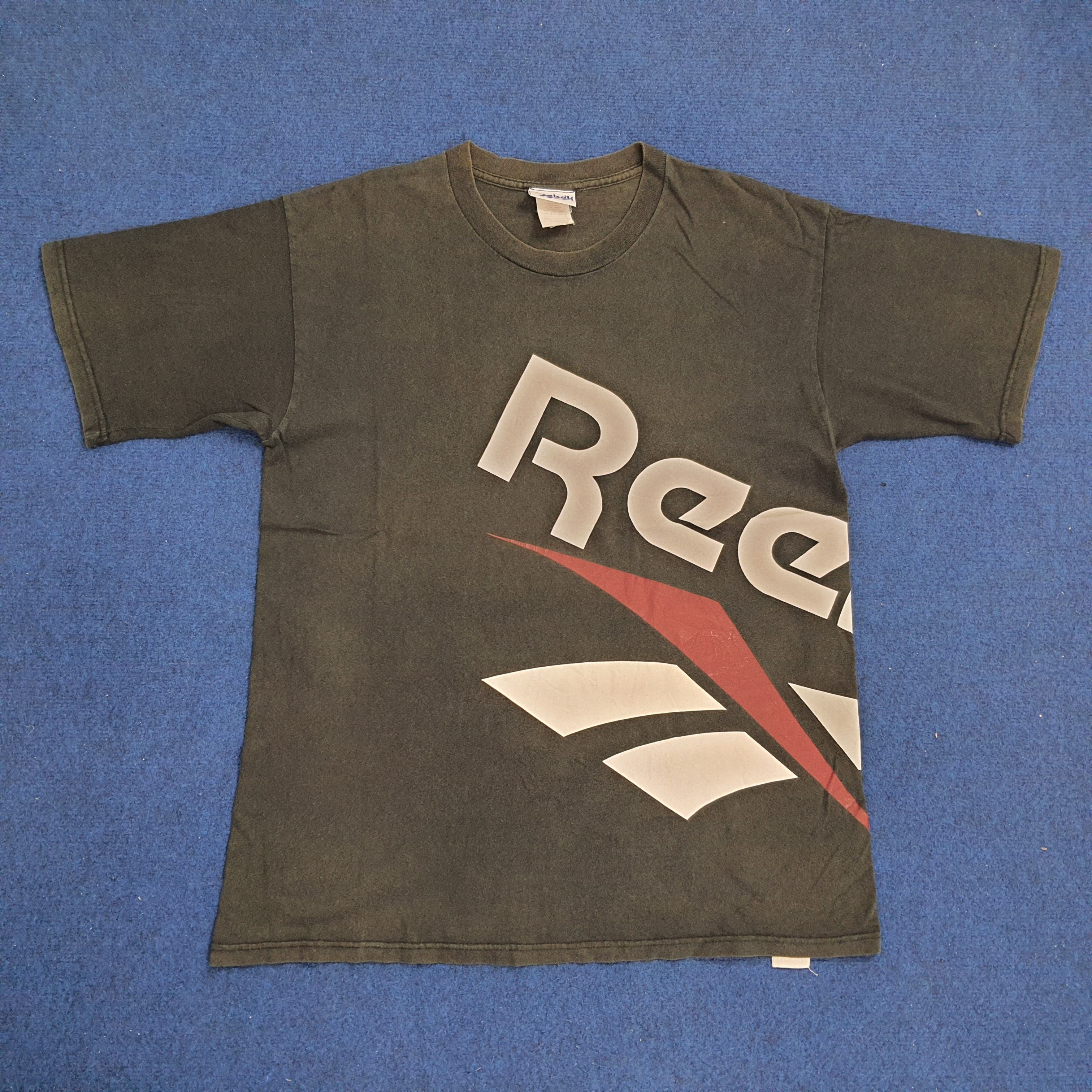 90'S Reebok Logo Print T-Shirt Made in USA Men's XL Vintage /eaa450390