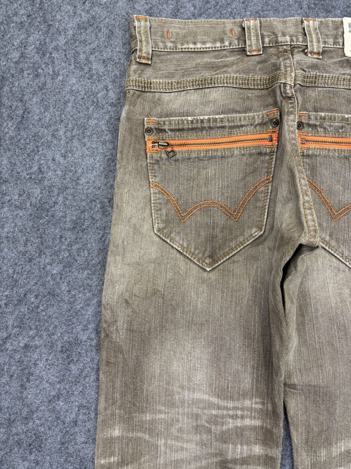 Edwin 90s Style💥Wide Edwin XVS Faded Brown Denim F762 Size US 32 / EU 48 - 13 Thumbnail