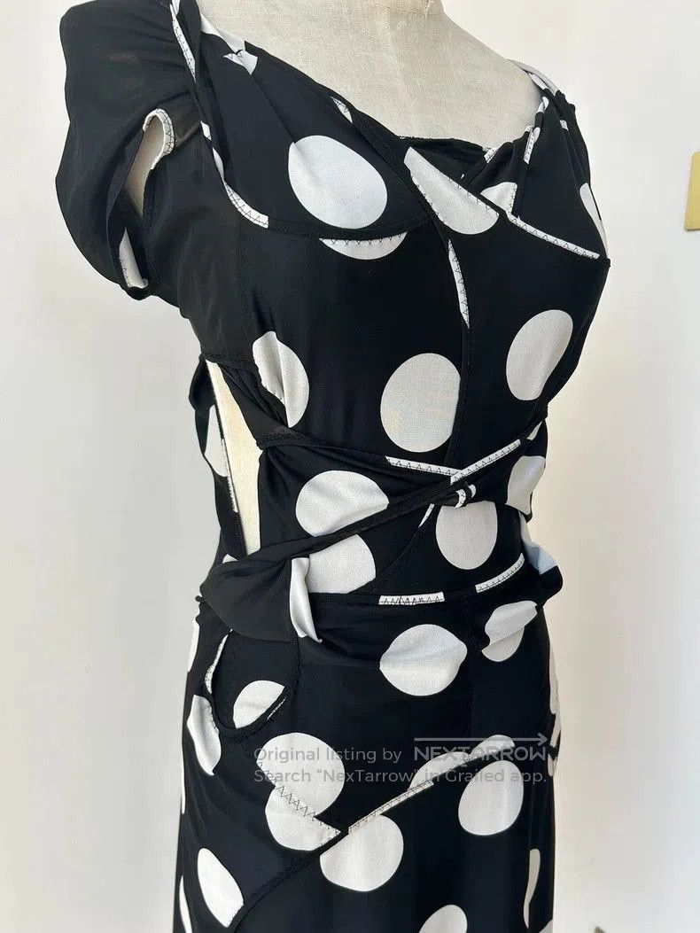 Junya Watanabe Junya Watanabe Polka Dot Short Sleeve Dress. Size S / US 4 / IT 40 - 6 Thumbnail