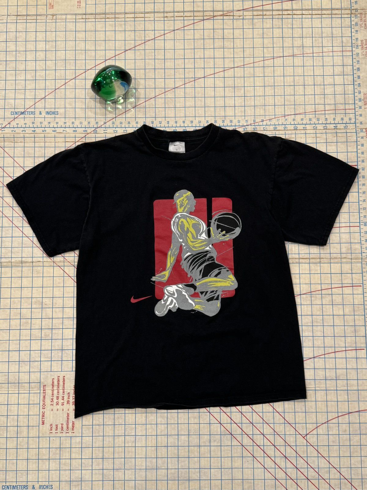Nike Vintage Y2K Nike Basketball LeBron James Tee Medium Black Size US M / EU 48-50 / 2 - 2 Thumbnail