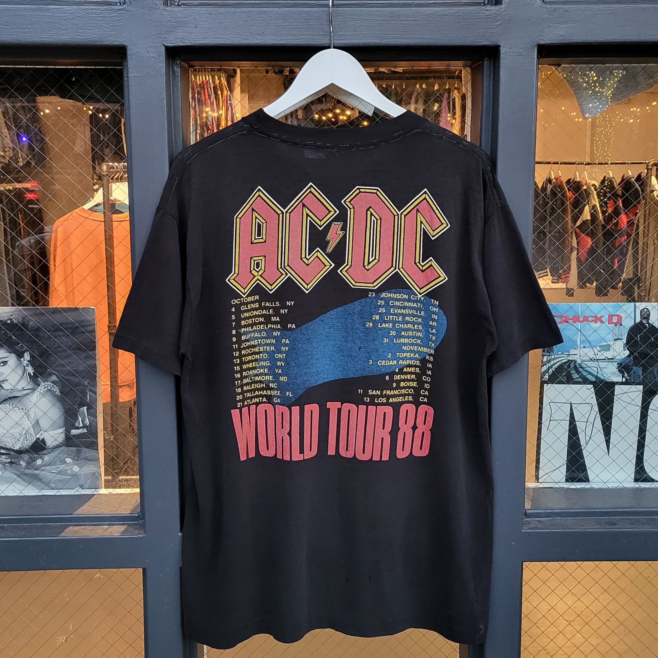 Vintage 1988 AC DC World Tour Vintage T-shirt | Grailed