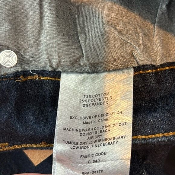 Ring Of Fire Ring of Fire Slim Fit Dark Wash Jeans Men’s 30” x 30” Blue Size US 30 / EU 46 - 9 Thumbnail