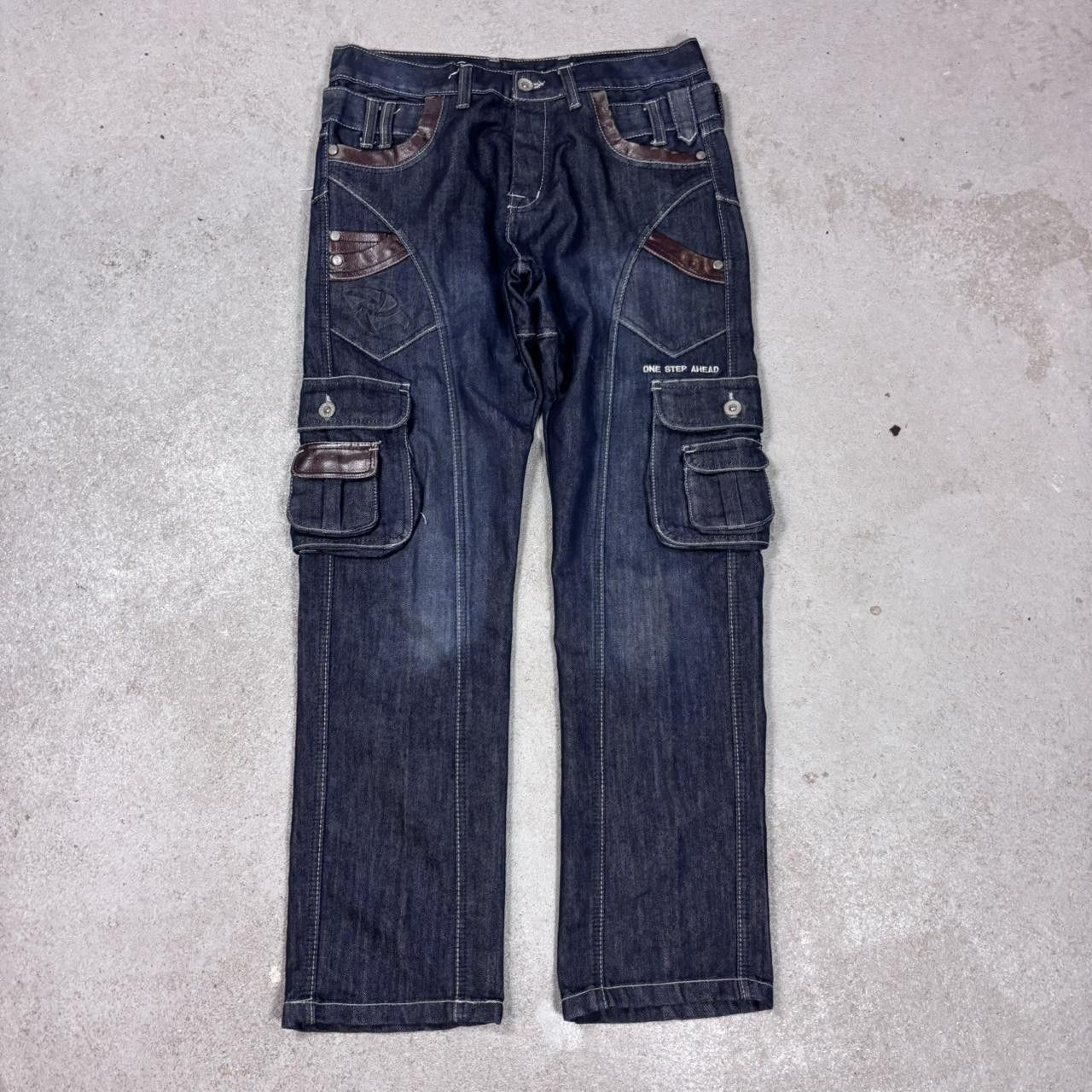 JNCO × Japanese Brand × Vintage Vintage cargo jeans Size US 34 / EU 50 - 1 Thumbnail