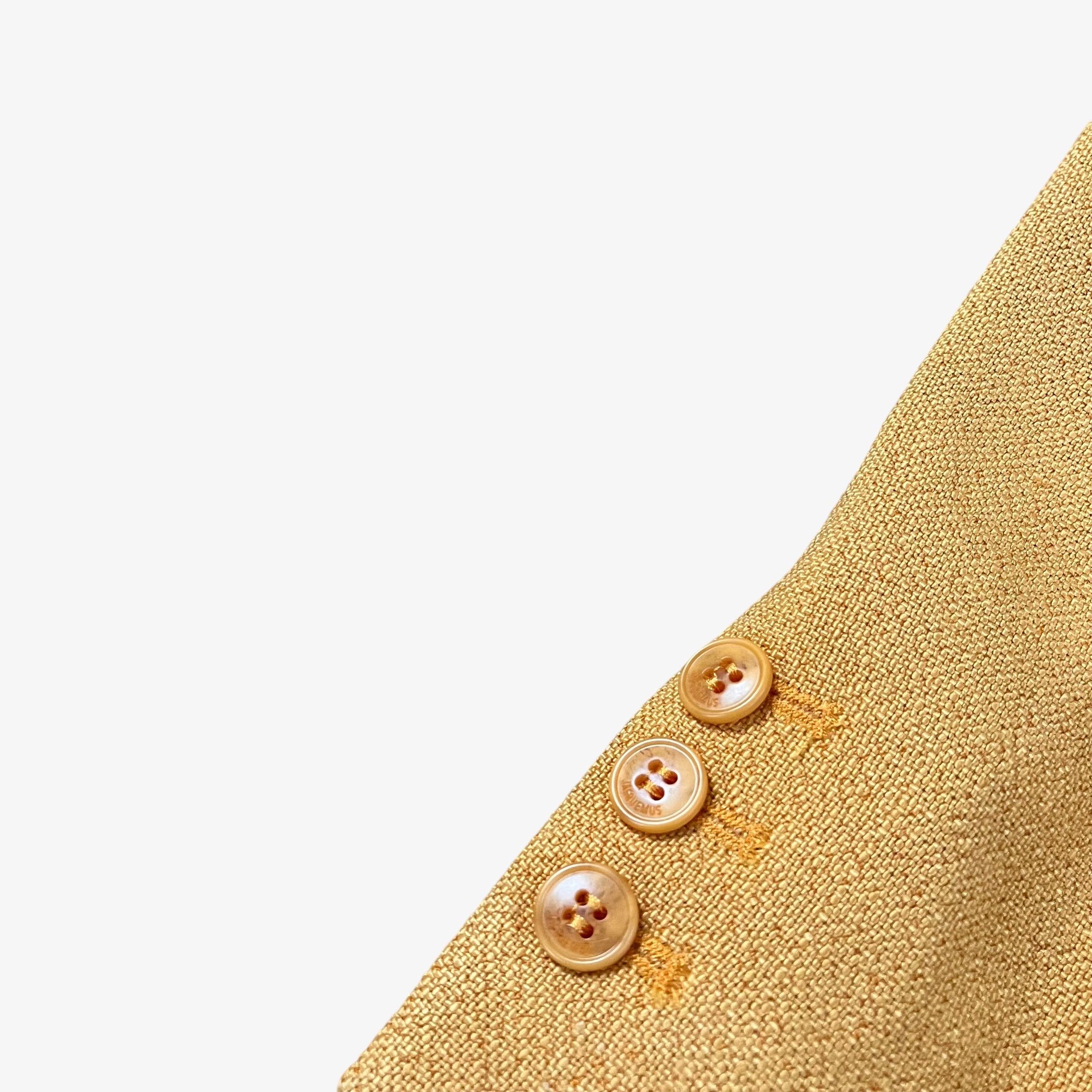 Jacquemus Women's Jacquemus La Collectionneuse Yellow Blazer Size S / US 4 / IT 40 - 6 Thumbnail