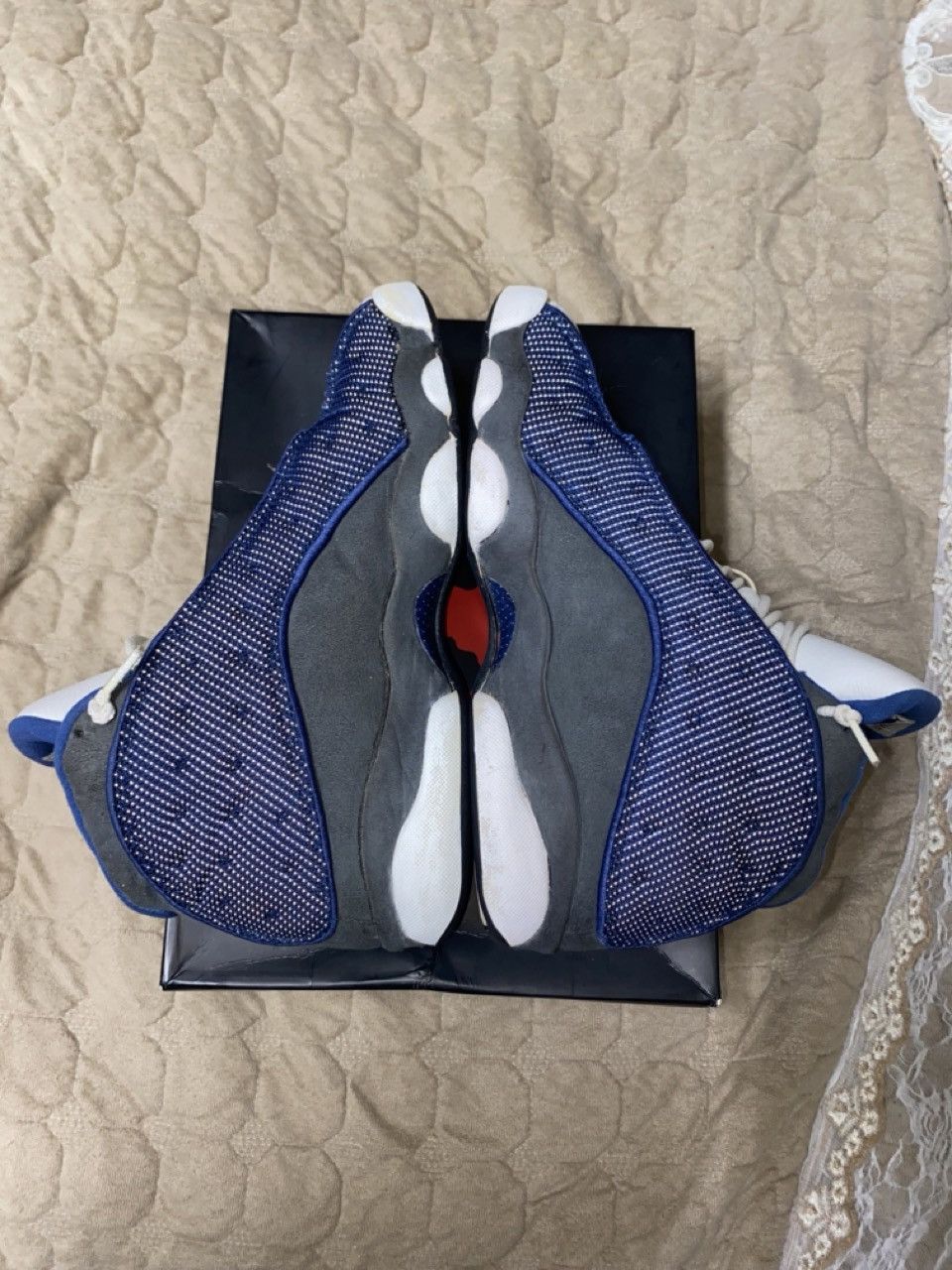 Jordan Brand Air Jordan 13 2005 OG Flint Blue Size US 8 / EU 41 - 6 Thumbnail