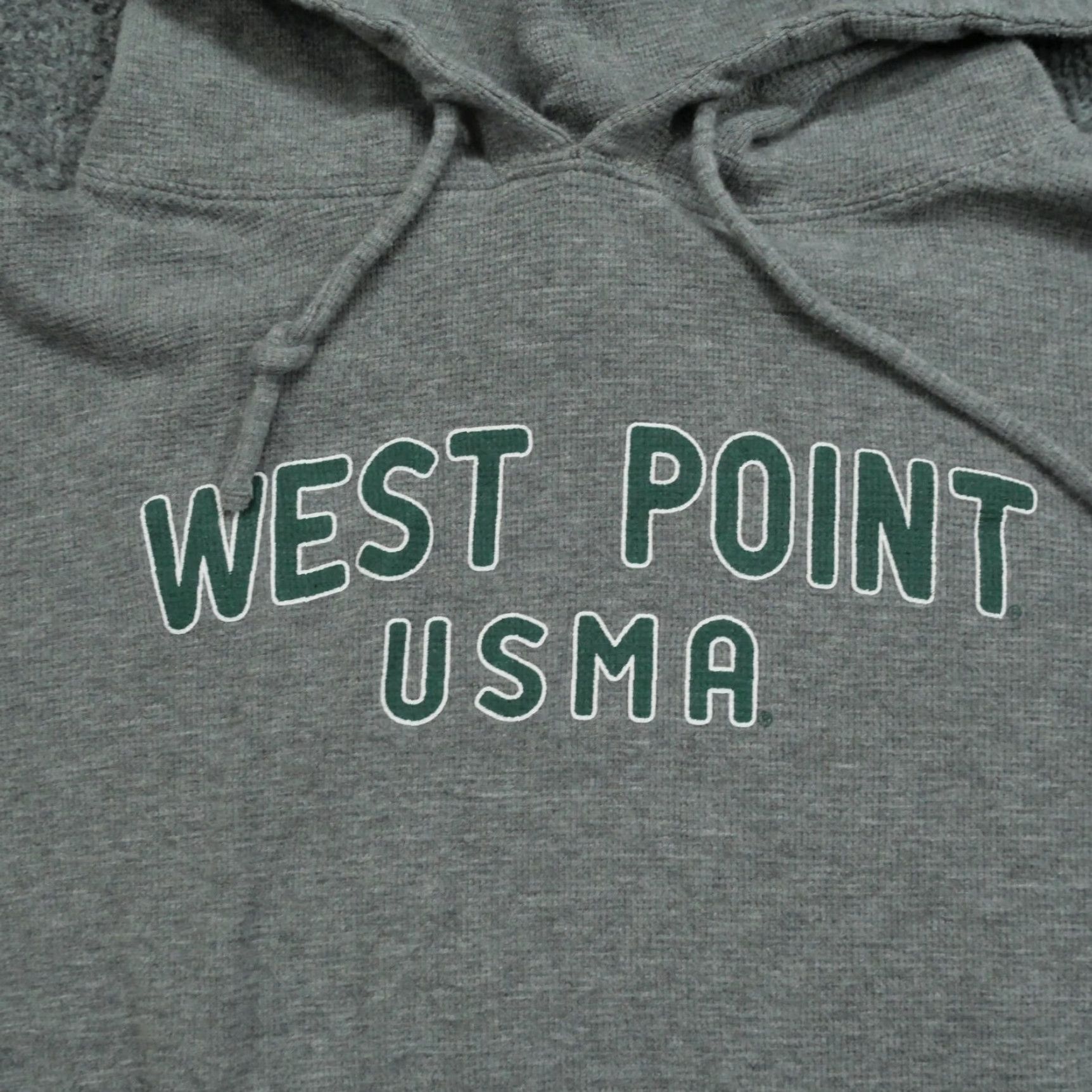Jansport VINTAGE West Point Hoodie Womens Medium Grey Thermal Pullover JanSport USMA Y2K Size M / US 6-8 / IT 42-44 - 2 Thumbnail