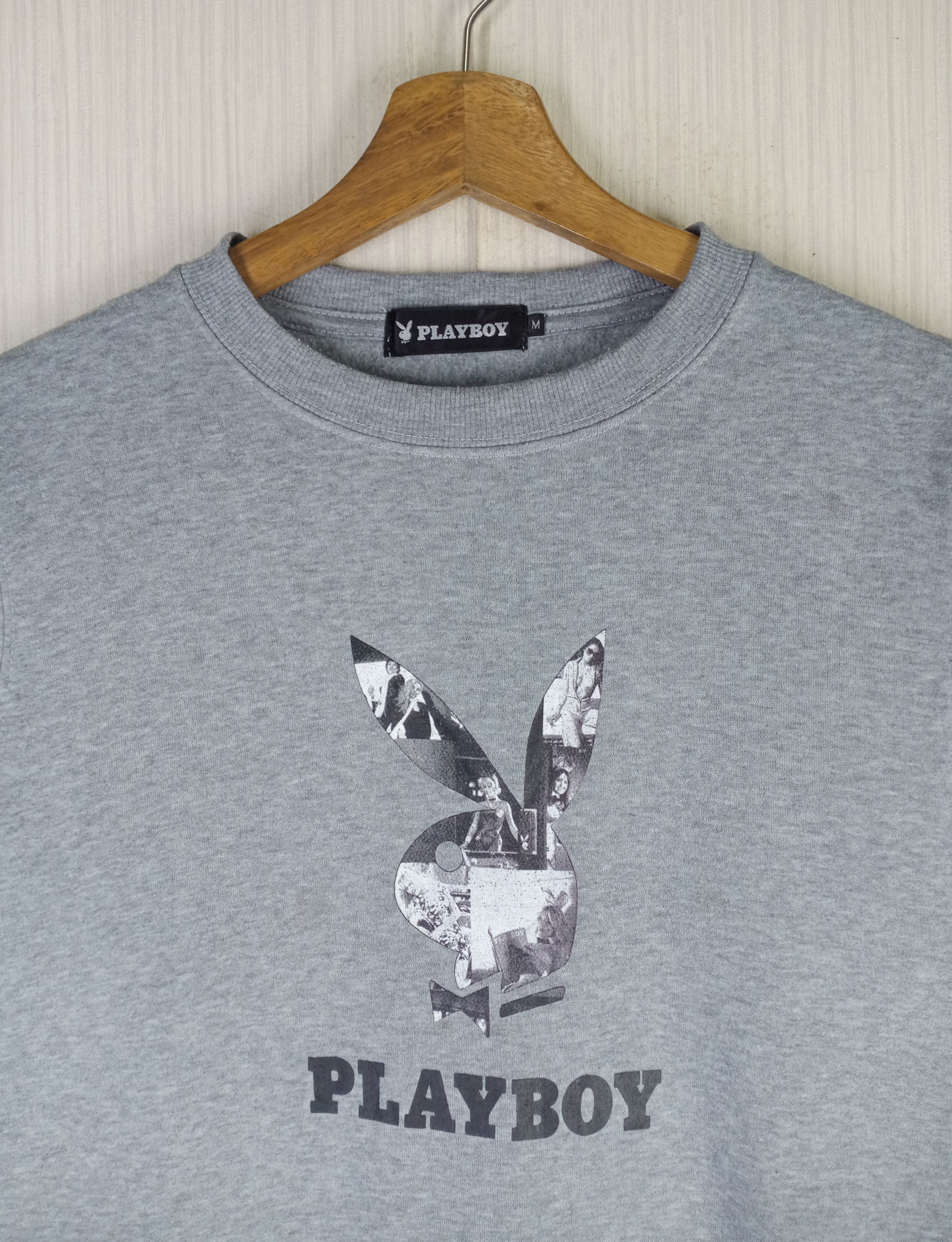 Playboy Rare Vintage Playboy Big Logo Sweatshirt Size US M / EU 48-50 / 2 - 1 Thumbnail