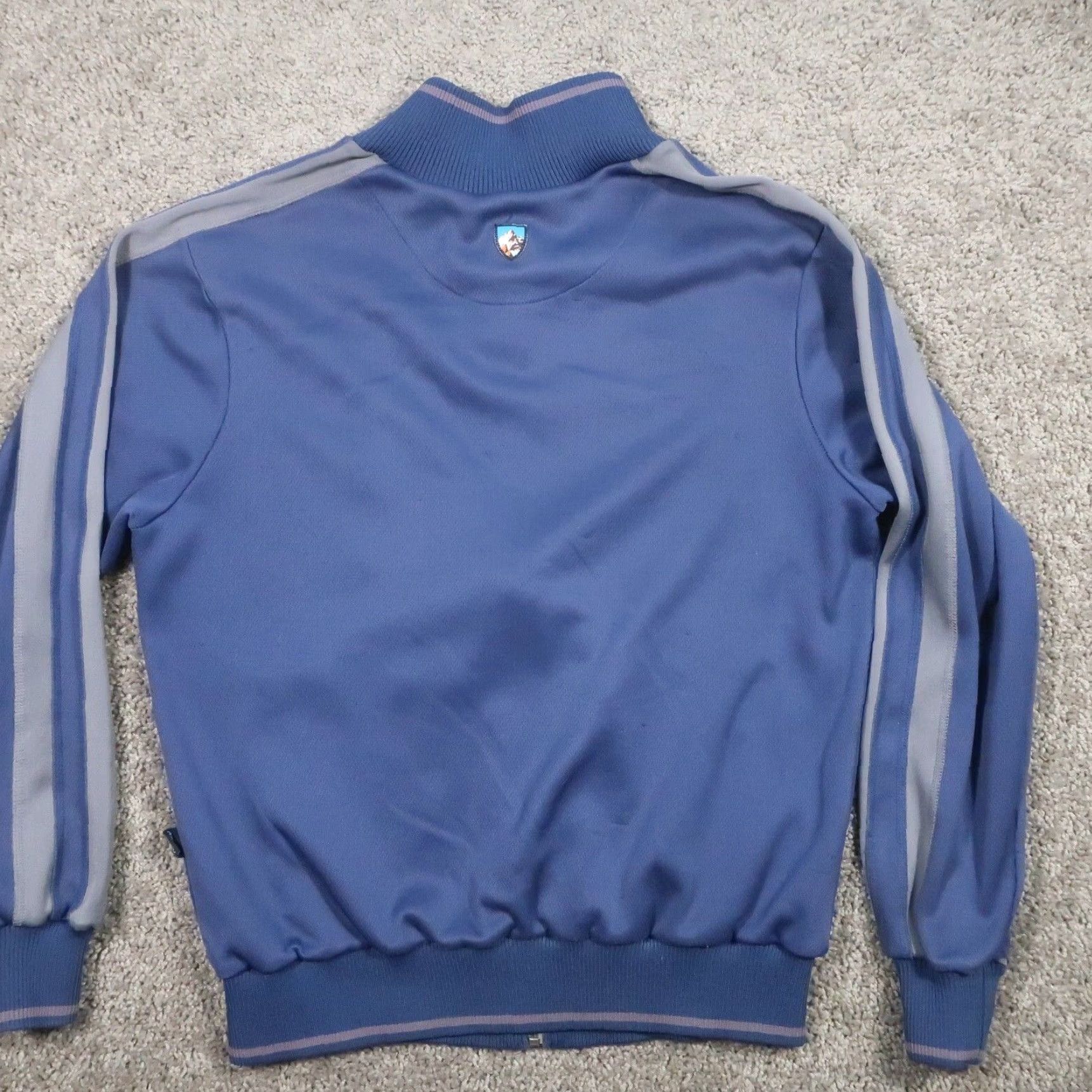 Vintage Kuhl Jacket Mens Small Blue Full Zip Trak Track Sweatshirt Bomber Chest Pocket Size US S / EU 44-46 / 1 - 2 Thumbnail
